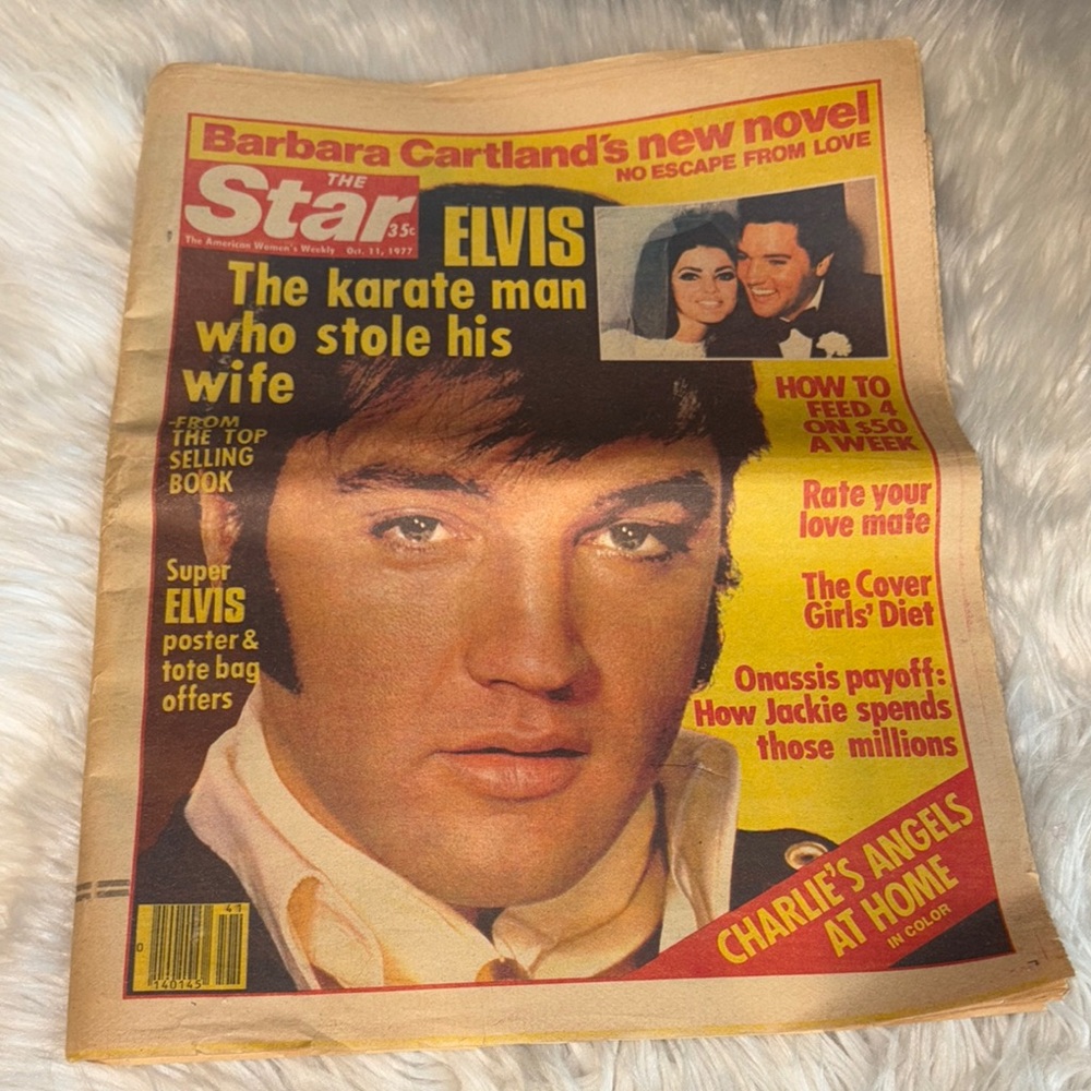 The Star Vintage Elvis Magazine Cover